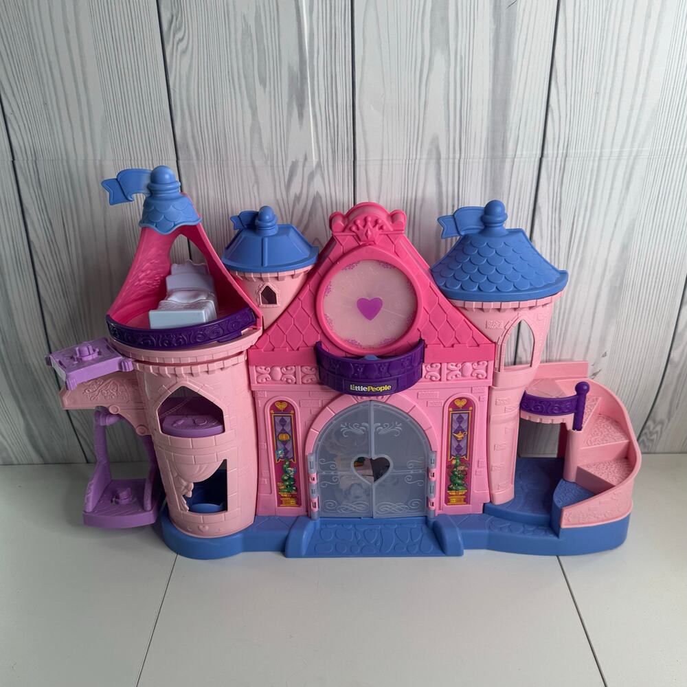 2023 Fisher-Price Little People Disney Princess Magical Light Castle Playset